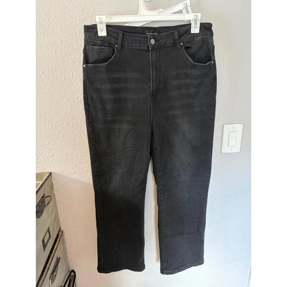 Risen Jeans Straight Leg Black size 2XL - Picture 1 of 3